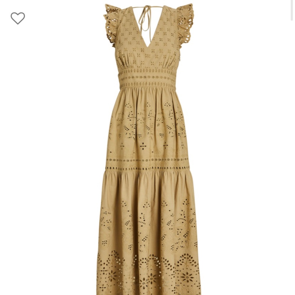 Intermix Broderie Anglaise Voile maxi dress.